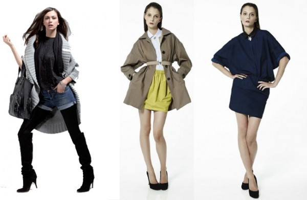 Collection automne-hiver 2009. De gauche à droite: Maje, Carven.