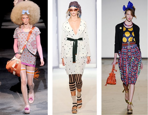 De gauche à droite: Louis Vuitton, Marni, Marc by Marc Jacobs