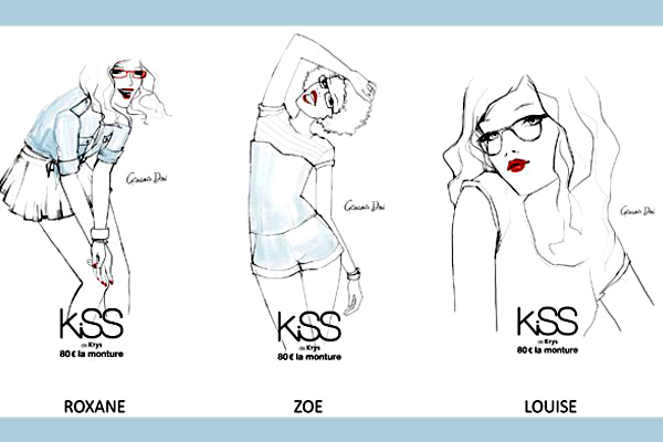 Garance Doré pour Krys: illustrations de Garance Doré