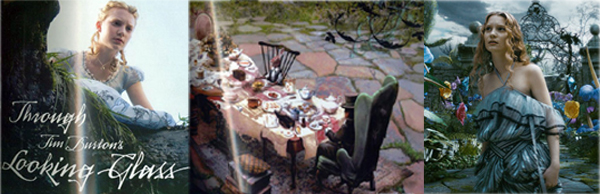 Alice au pays des Merveilles. Images du film de Tim Burton