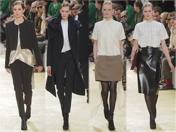 Best of des défilés Fashion Week Hiver 2010. Collection Céline. Source:http://madame.lefigaro.fr