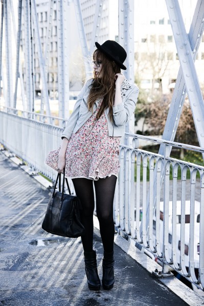 Streetstyle: 8 looks de style!TRENDY PRINTANIER: Louise Ebel, source:www.misspandora.fr Streetstyle: 8 looks de style!