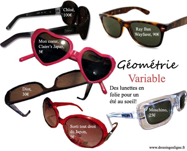 Nos coups de coeur de la boutique:les lunettes de soleil