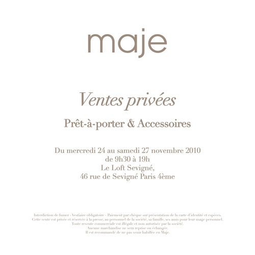 vente presse et privée 2010-2011