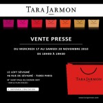 Tara Jarmon du 17 au 20 novembre